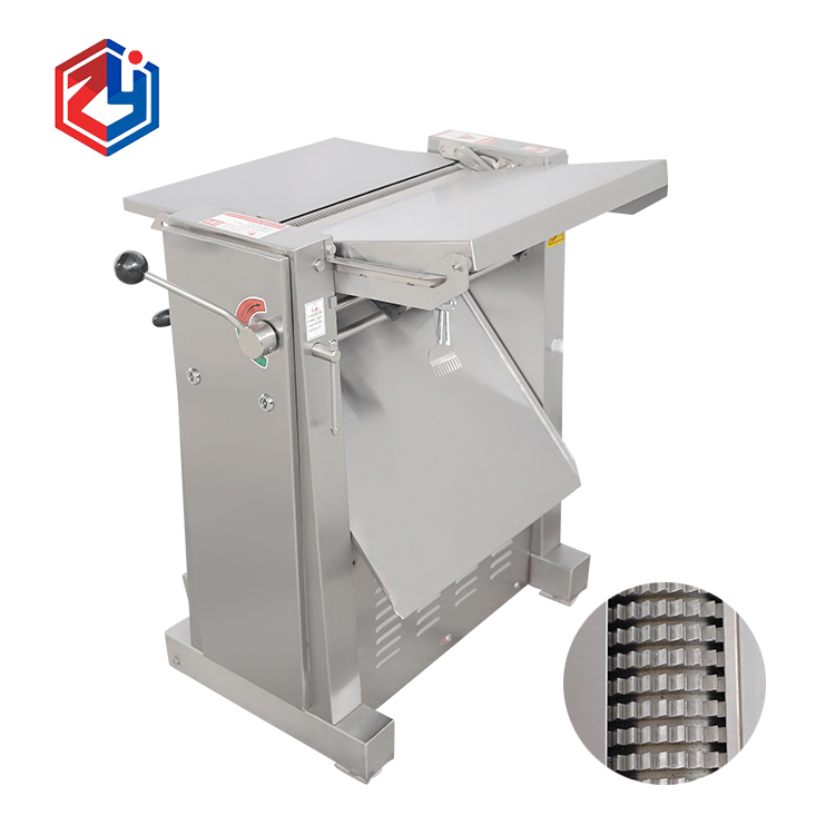 豬肉去皮機怎樣調厚薄？怎麽掌握技巧，精確控製去皮厚度？